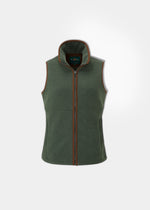 Aylsham Ladies Fleece Gilet In Cedar Green