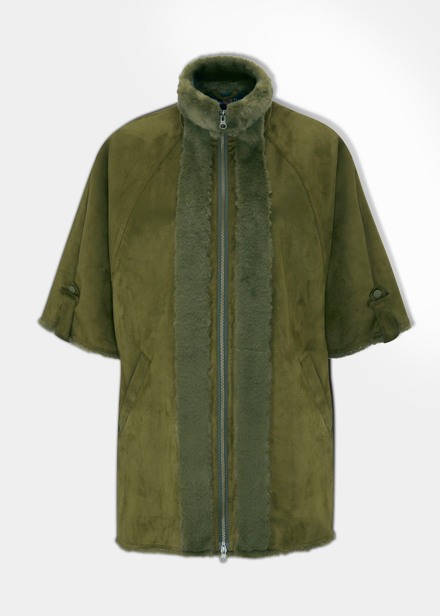 Surrey Ladies Cape In Olive