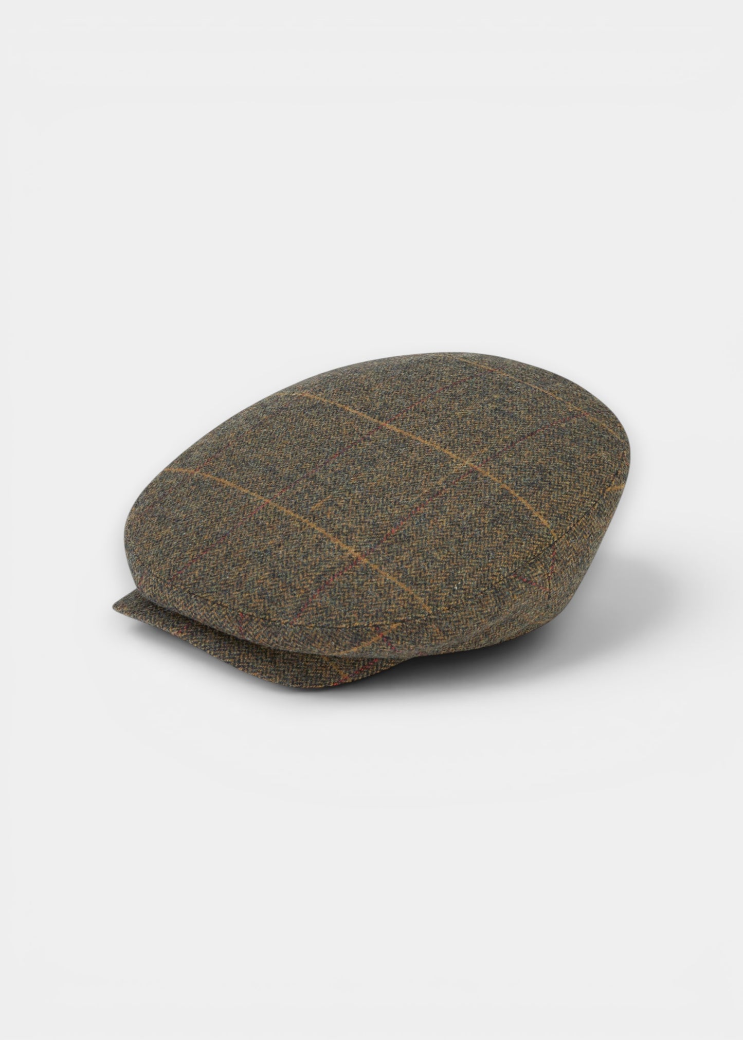 Combrook Men's Tweed Waterproof Balmoral Cap in Teak - Regular Fit