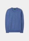 Dorset Men's Lambswool Jumper in Blue Velvet