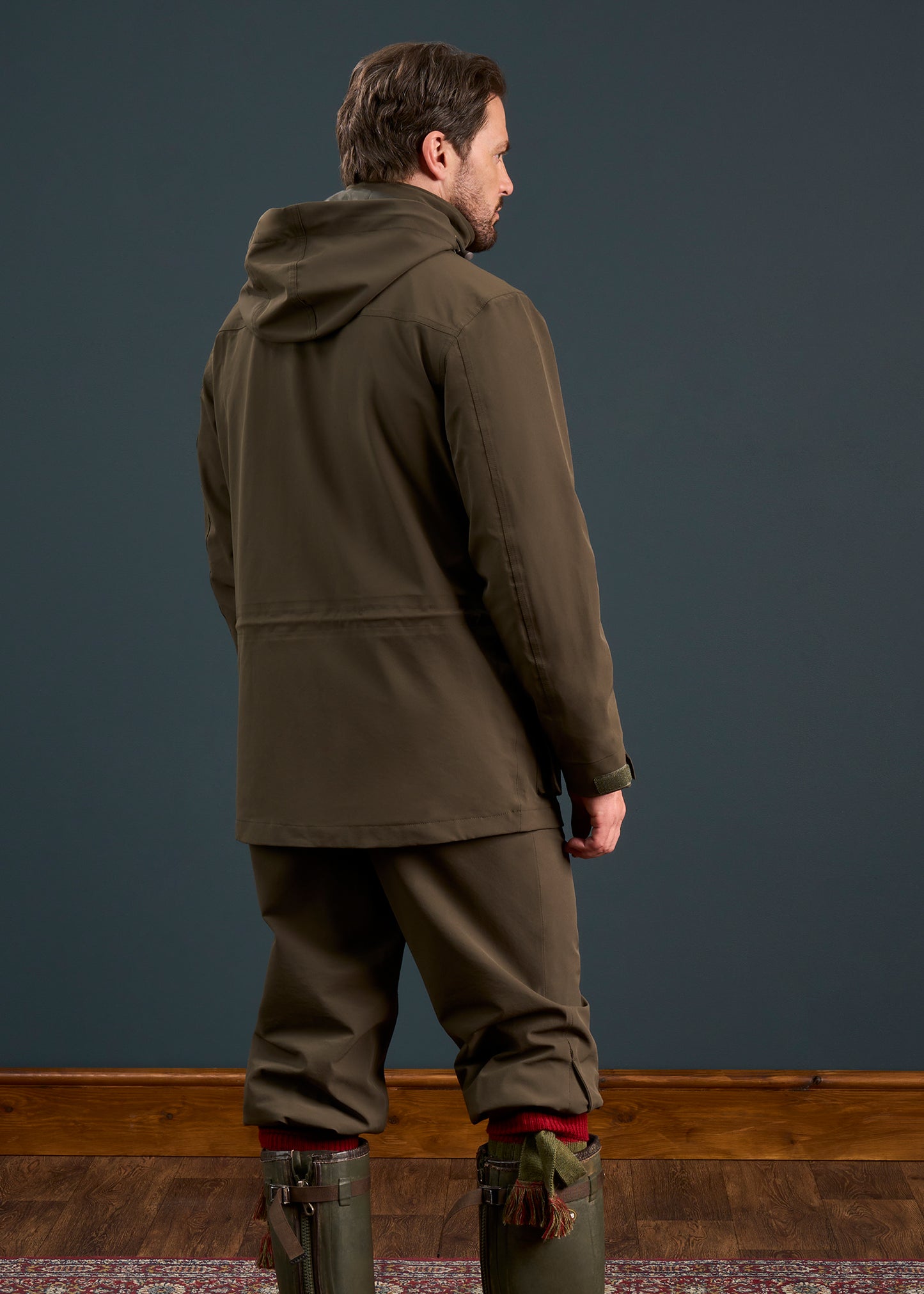 Dunswell Men's Waterproof Field Coat In Olive