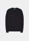 Melfort Cashmere Jumper i Charcoal - Normal passform