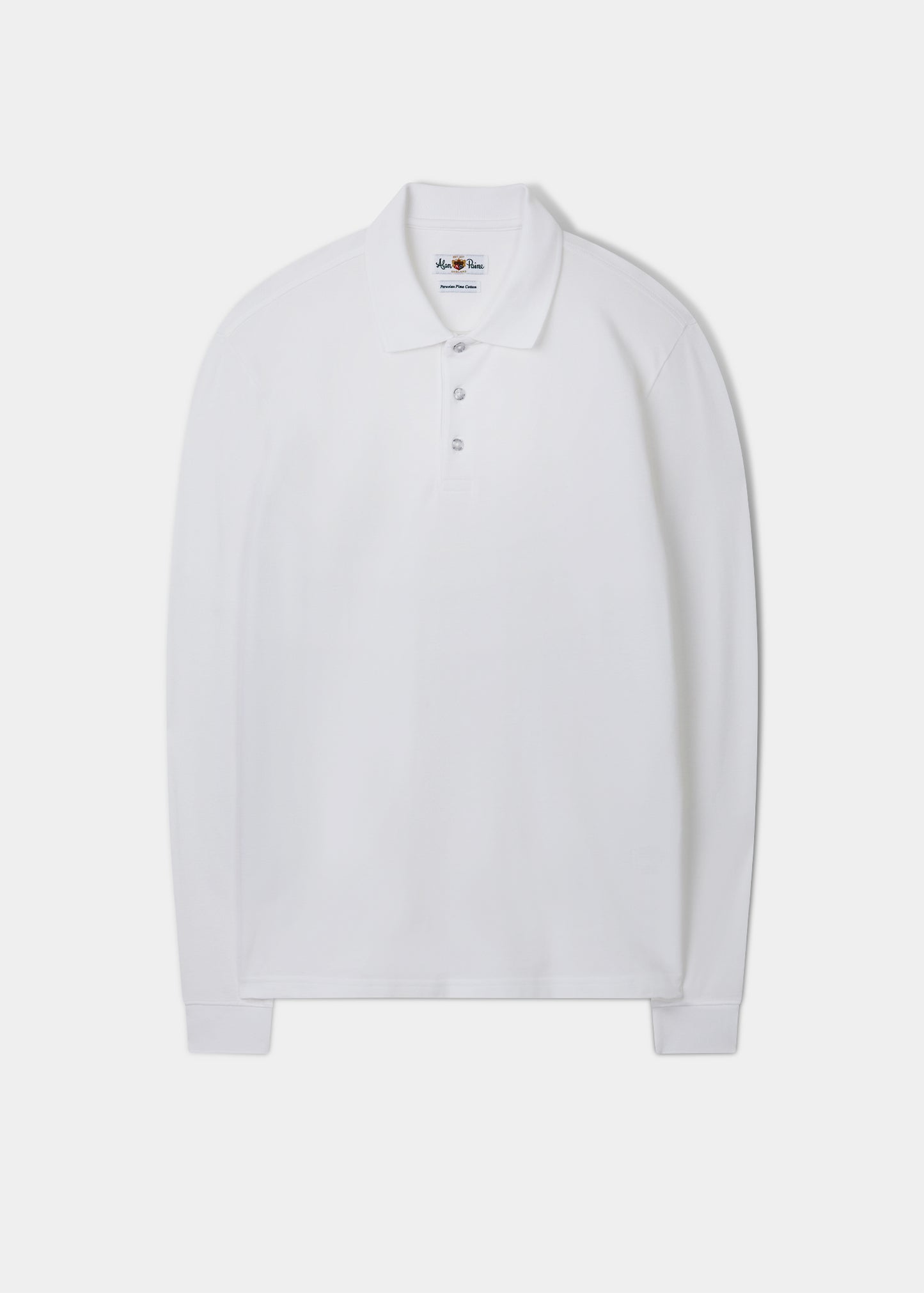 Reed Långärmad Polo I Vit