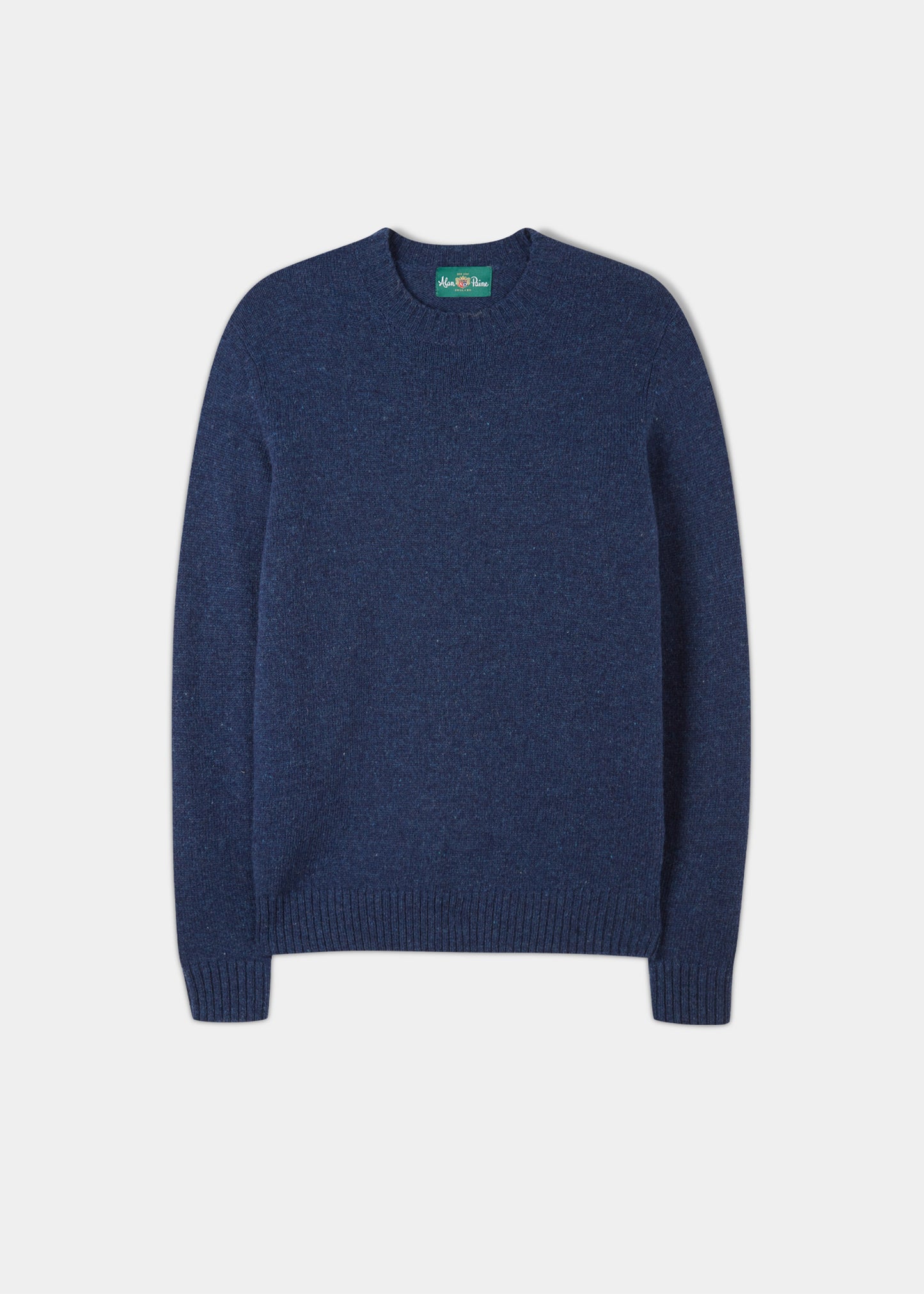 Kinnadie Supersoft Shetland Indigo Jumper - Normal passform