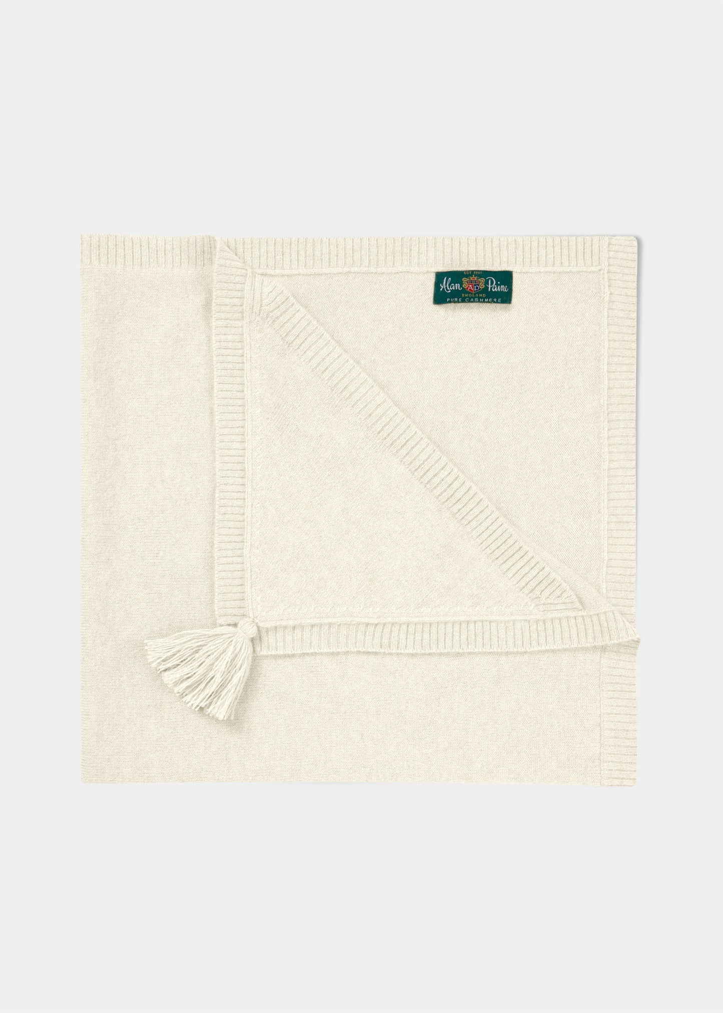 Cashmere babyfilt - Ecru