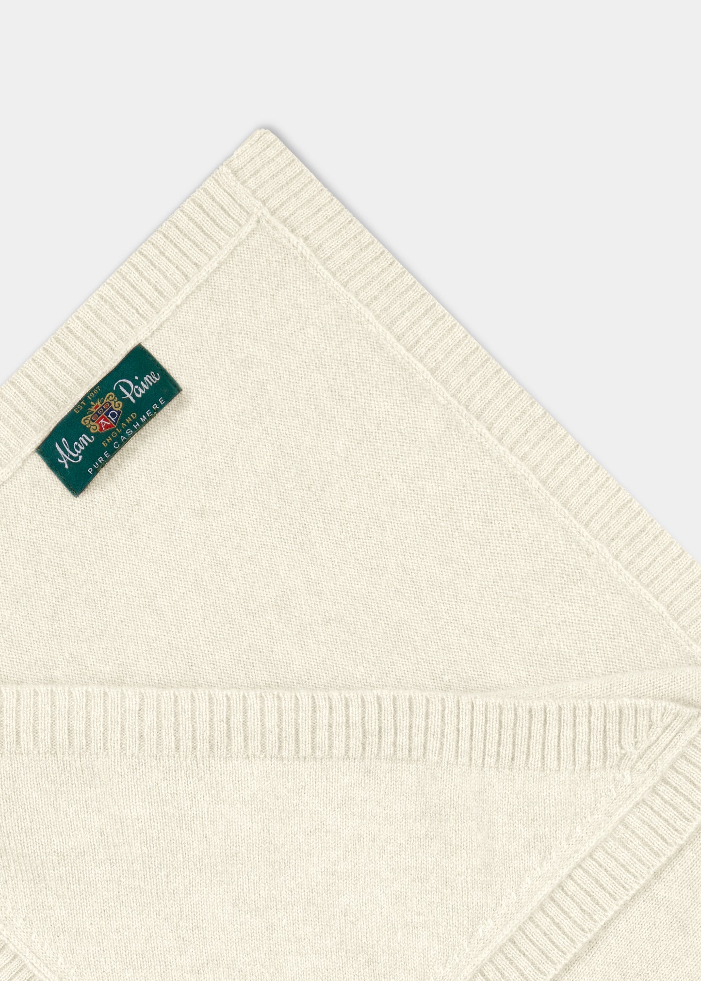 Cashmere babyfilt - Ecru