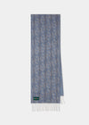 Wolvey Mönstrad Cashmere Scarf I Glaciär