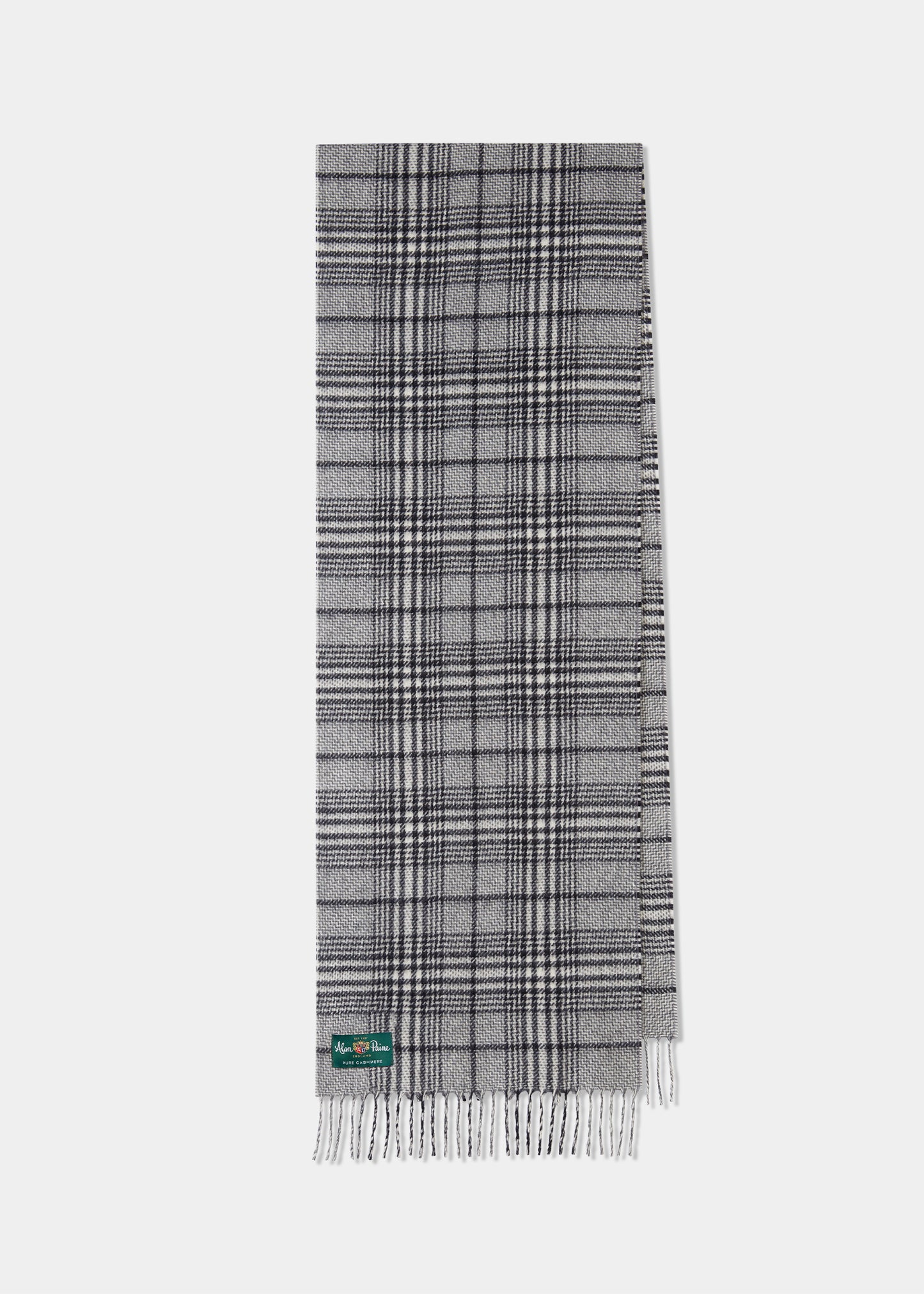 Bower Dogtooth Pläd Cashmere Scarf I Derby