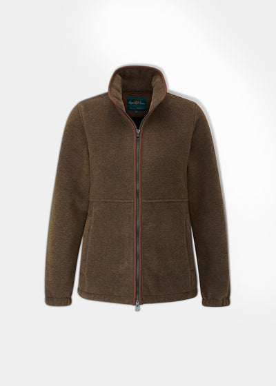 Aylsham Ladies Fleece Jacket In Pecan
