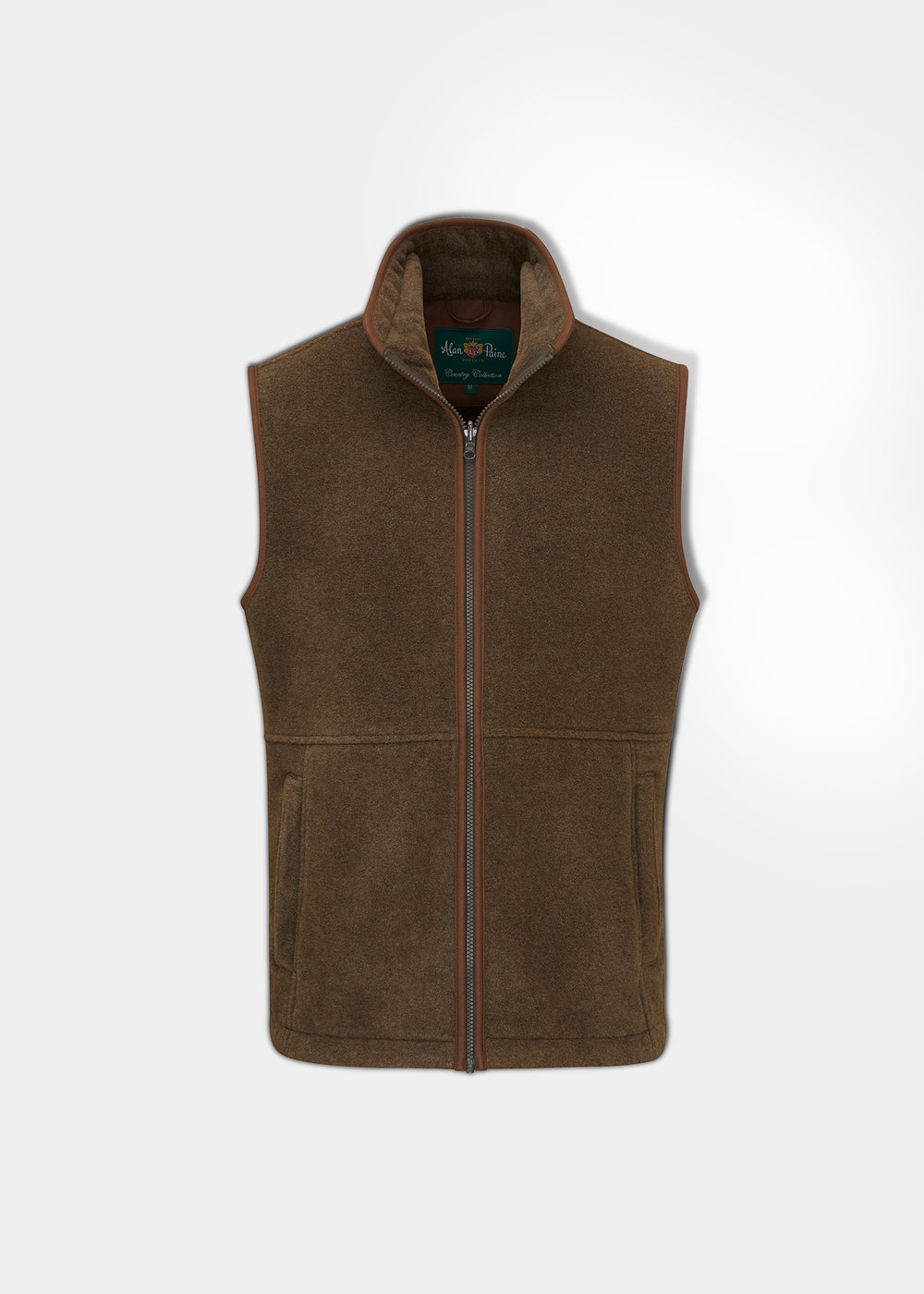 Aylsham Children's Fleece Gilet In Pecan