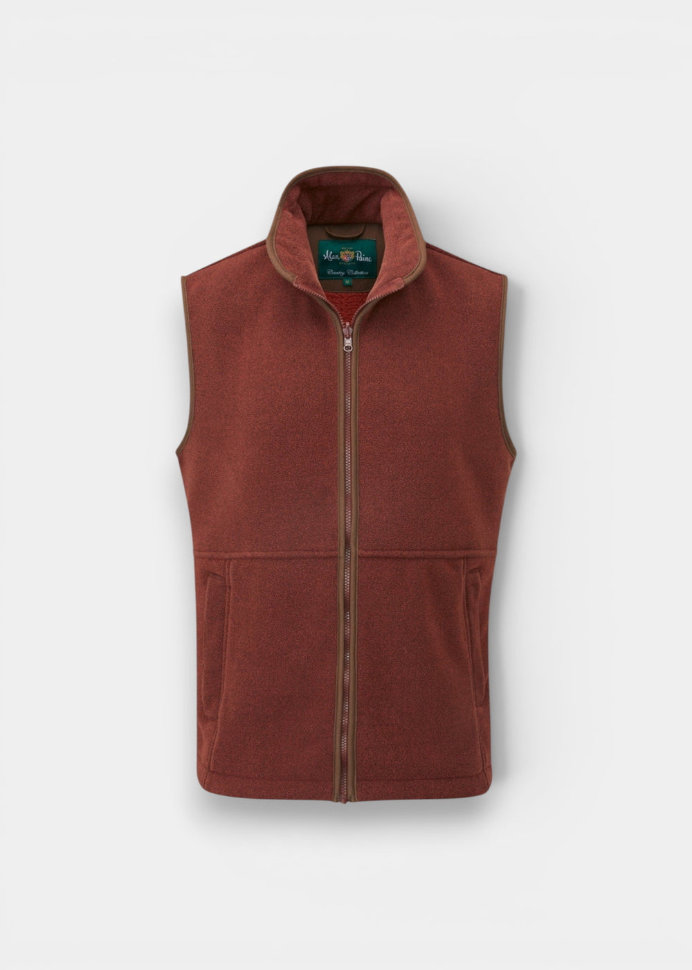 Aylsham Children's Fleece Waistcoat In Rust