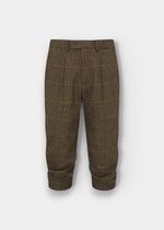Combrook Men's Tweed Water Repellent Shooting Breeks in Teak  -  Regular Fit