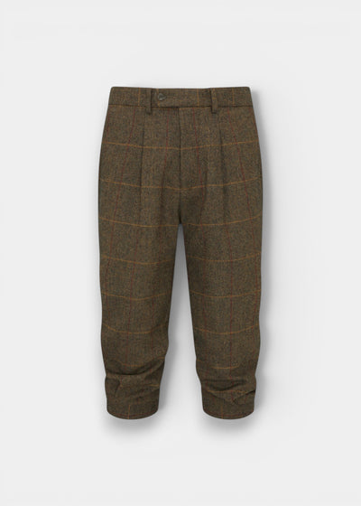 Combrook Men's Tweed Water Repellent Shooting Breeks in Teak  -  Regular Fit
