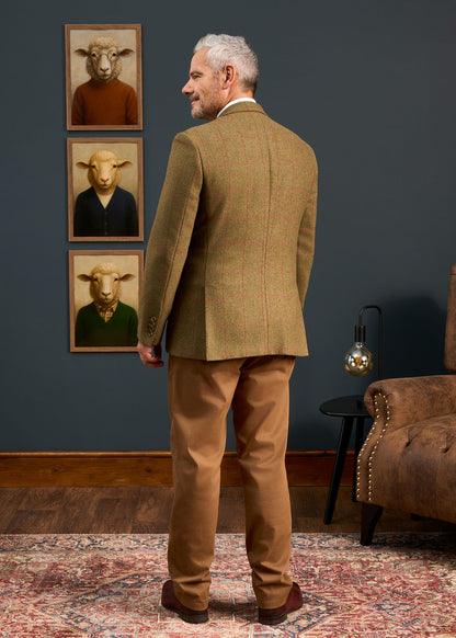Combrook Men's Tweed Sports Blazer In Sage