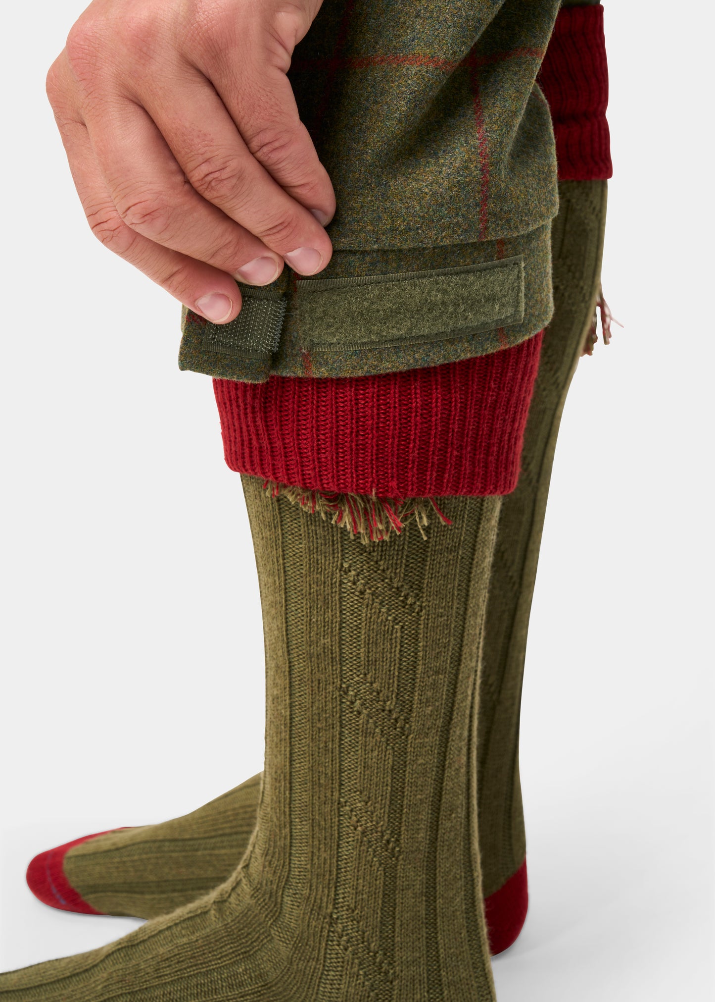 Combrook Men's Tweed Water Repellent Shooting Breeks in Reed  -  Regular Fit