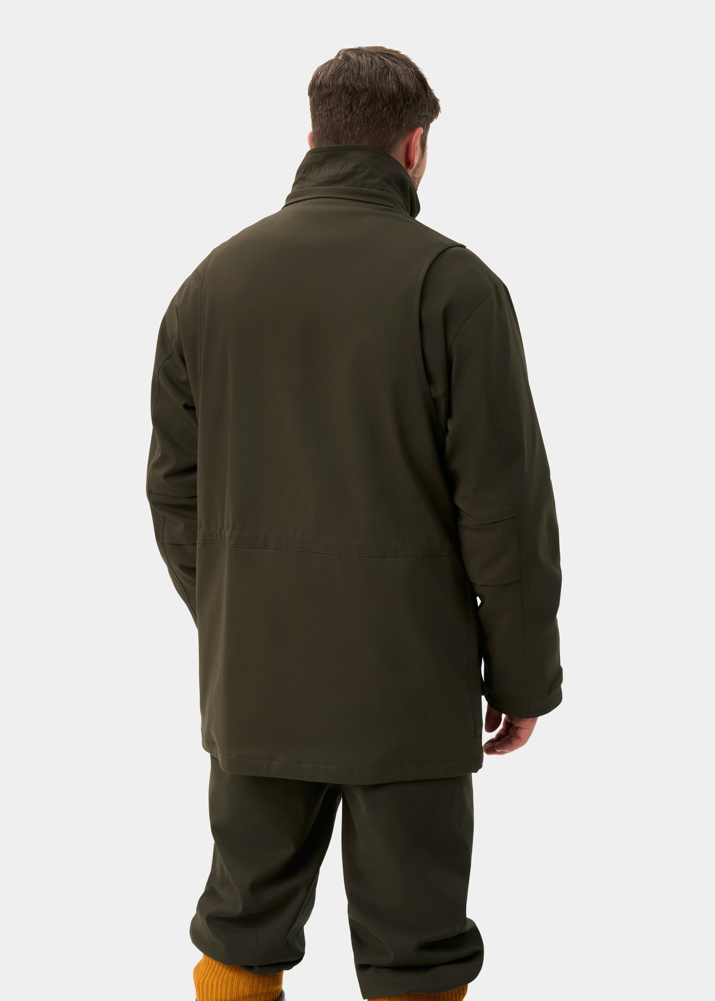 Dunswell Men's Waterproof Field Coat In Olive - Shooting Fit