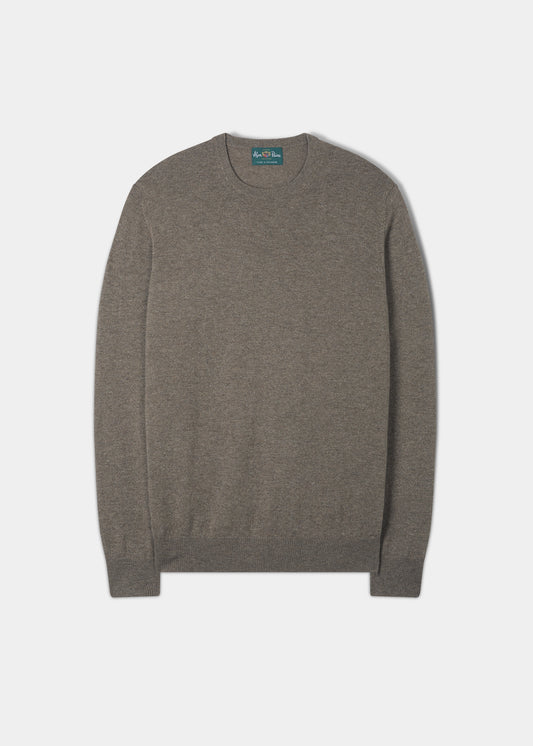 Melfort Cashmere Jumper i Mouse - Normal passform