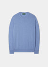 Melfort Cashmere Jumper i Ocean - Normal passform