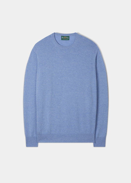 Melfort Cashmere Jumper i Ocean - Normal passform