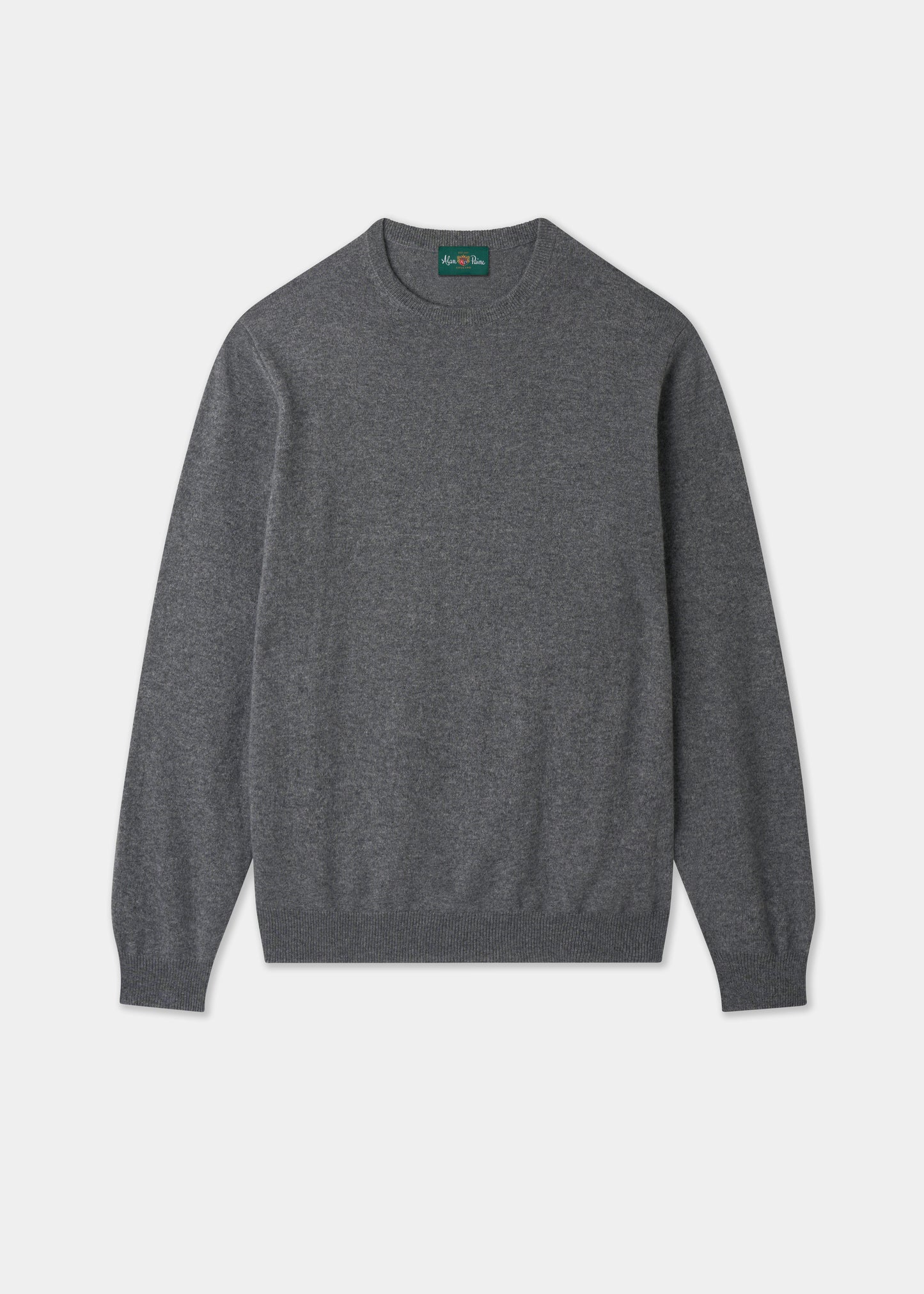 Men's Cashmere Crew Neck Jumper in Derby