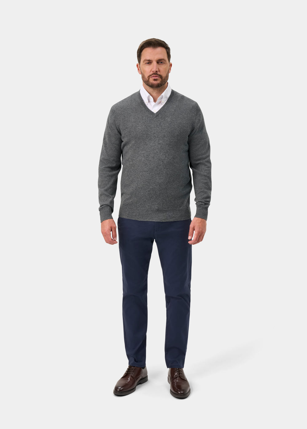 Haddington Cashmere Jumper in Derby - Regular Fit
