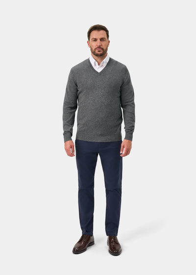Haddington Cashmere Jumper in Derby - Regular Fit