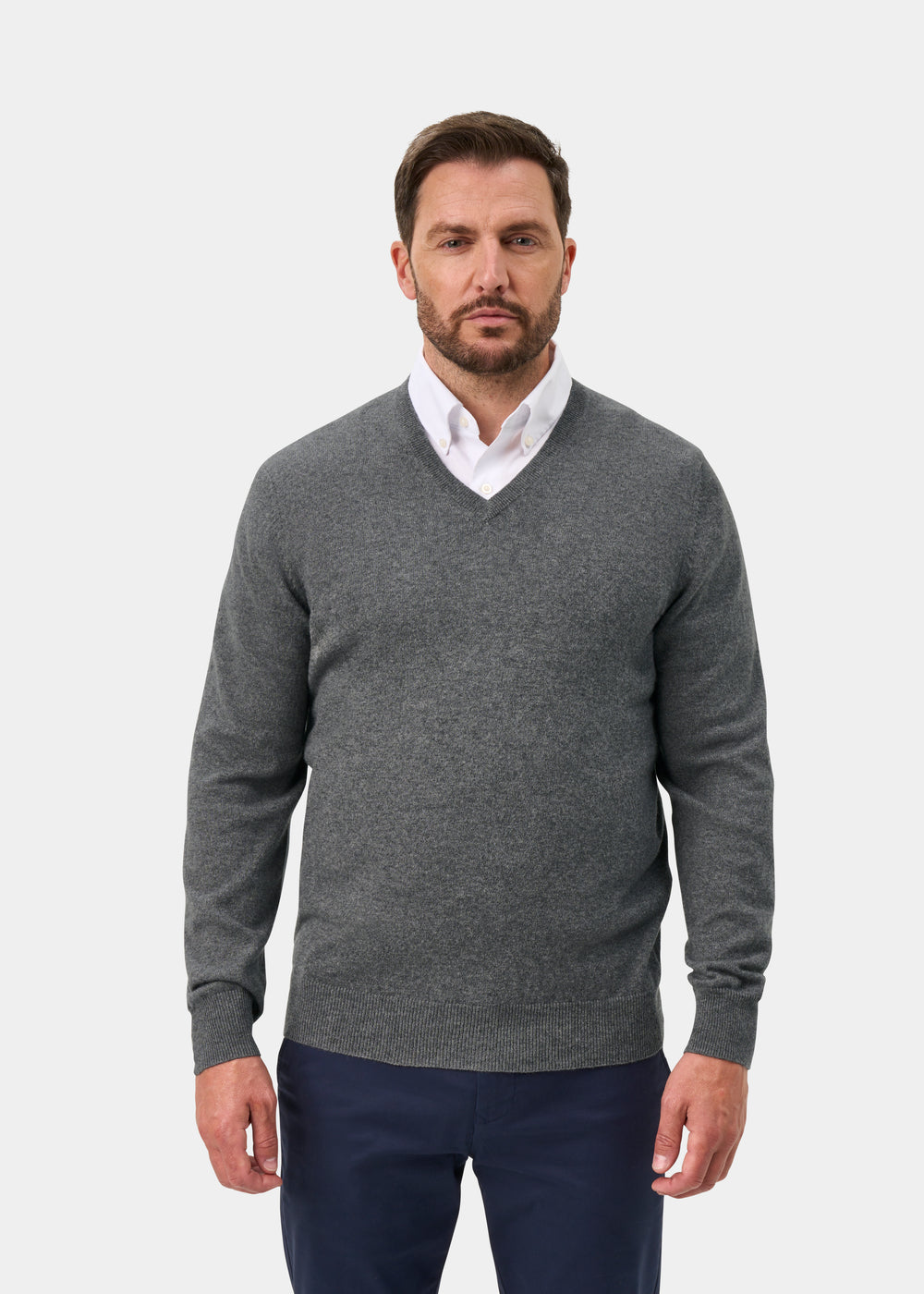 Haddington Cashmere Jumper in Derby - Regular Fit