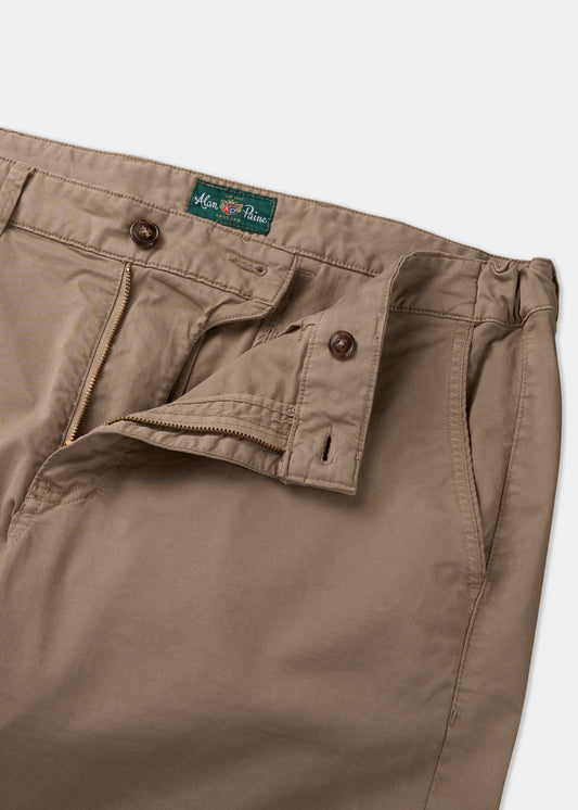Men's Chino Trousers in Beige