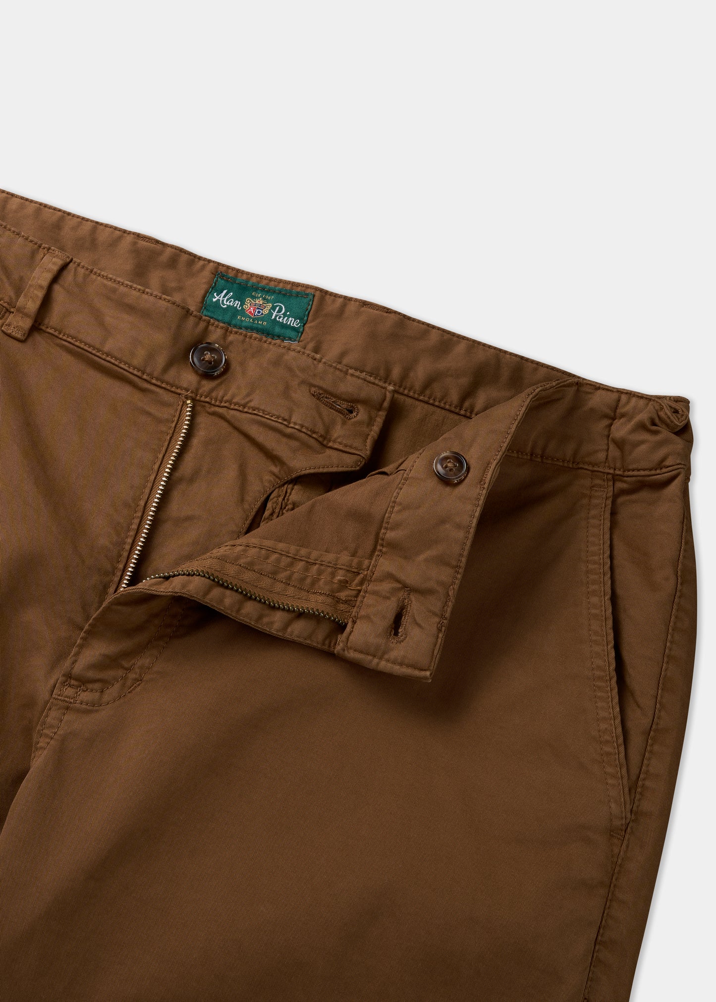 Men's Chino Trousers in Brown