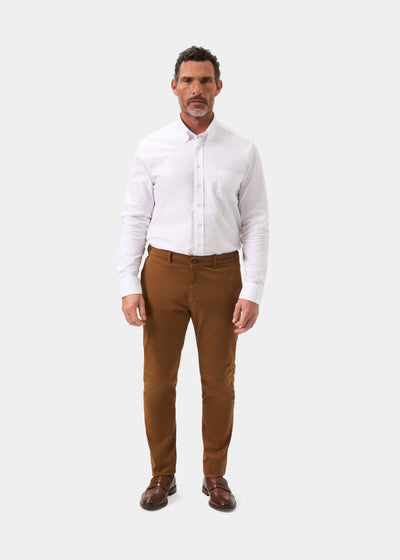 Men's Chino Trousers in Brown