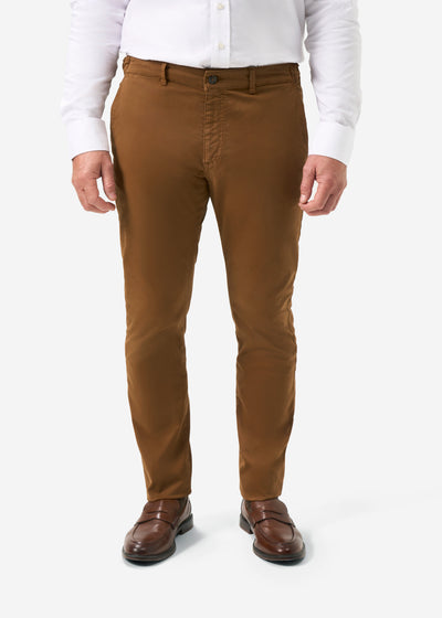 Men's Chino Trousers in Brown