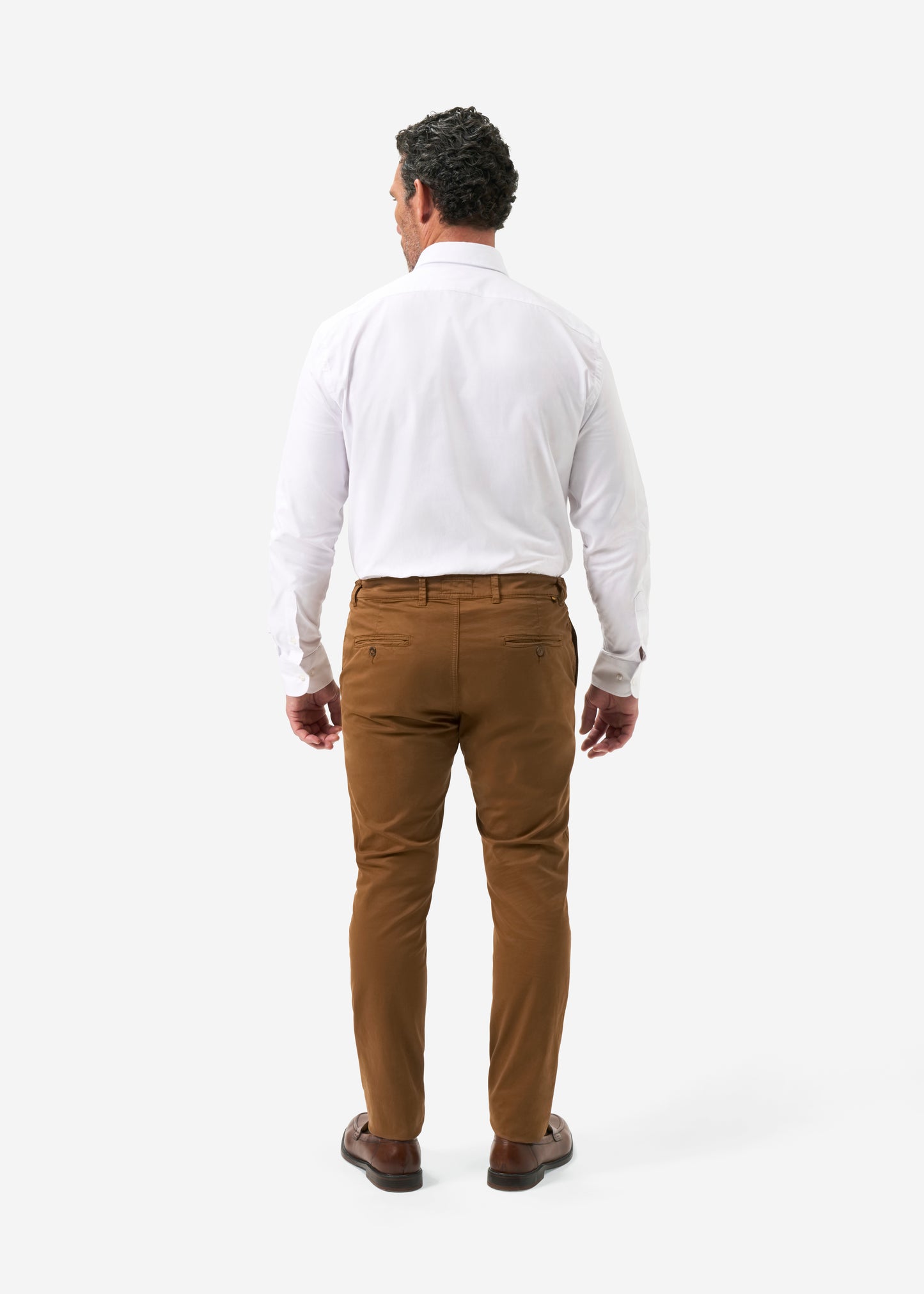 Men's Chino Trousers in Brown