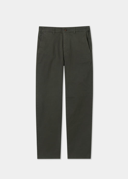 Men's Chino Trousers in Olive Green