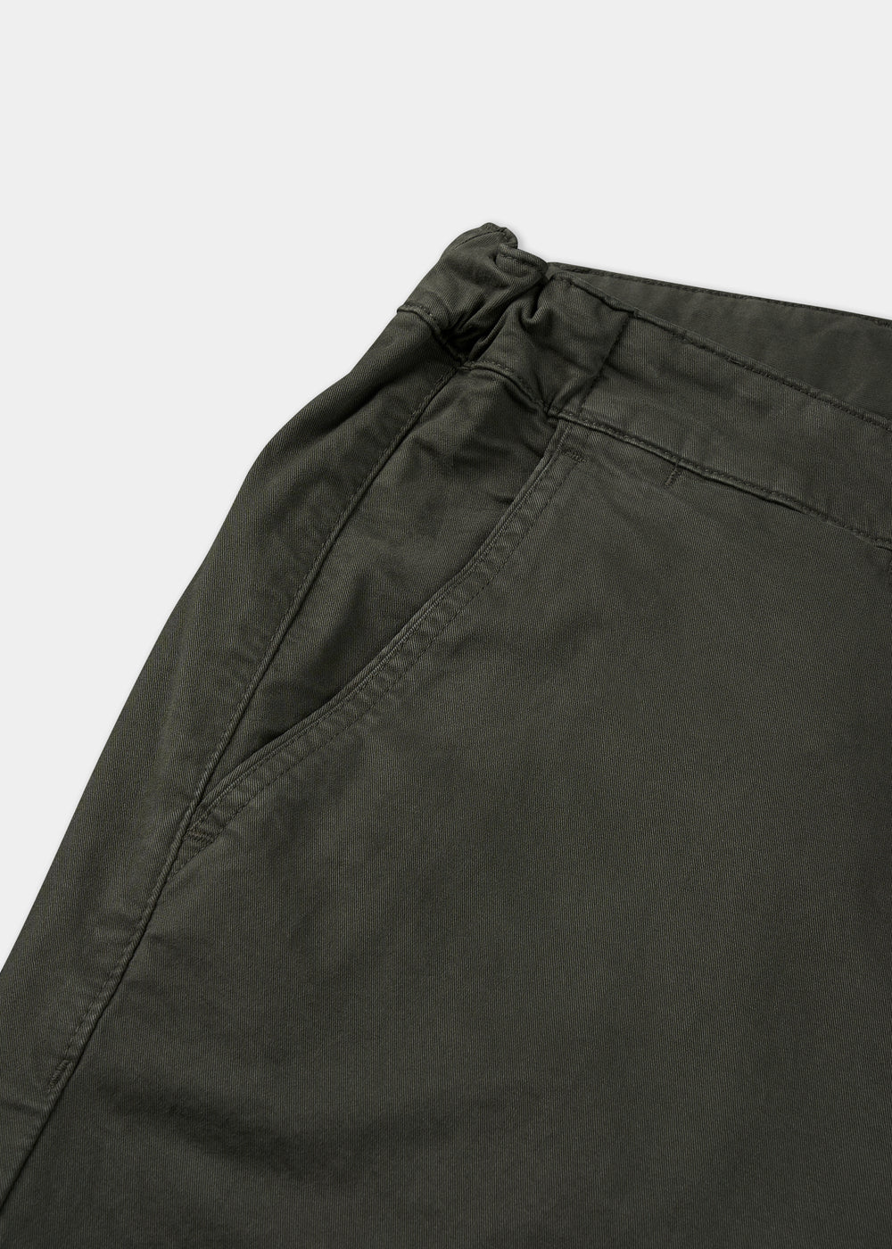 Men's Chino Trousers in Olive Green