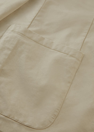 Men's Cotton Blazer in Beige