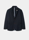 Men's Cotton Blazer in Navy
