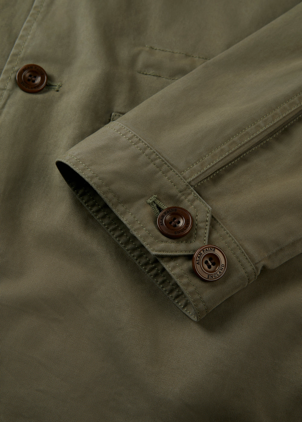 Men's Cotton Jacket in Green