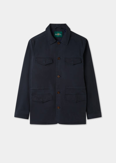 Men's Cotton Jacket in Navy