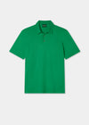 Men's Cotton Polo Shirt in Bright Green