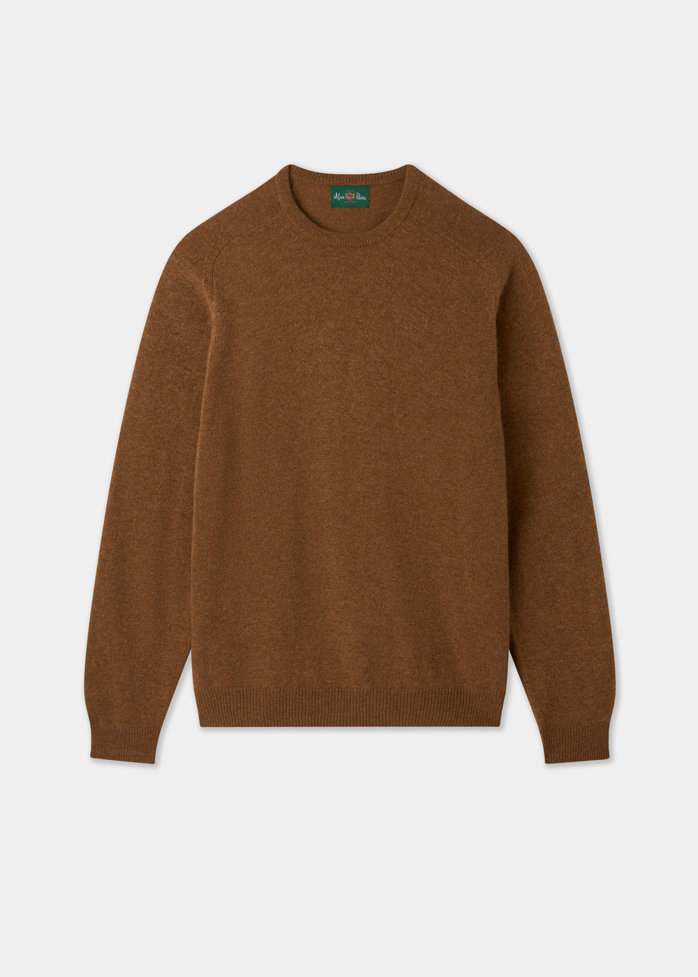 Men's Lambswool Crew Neck Jumper in Driftwood