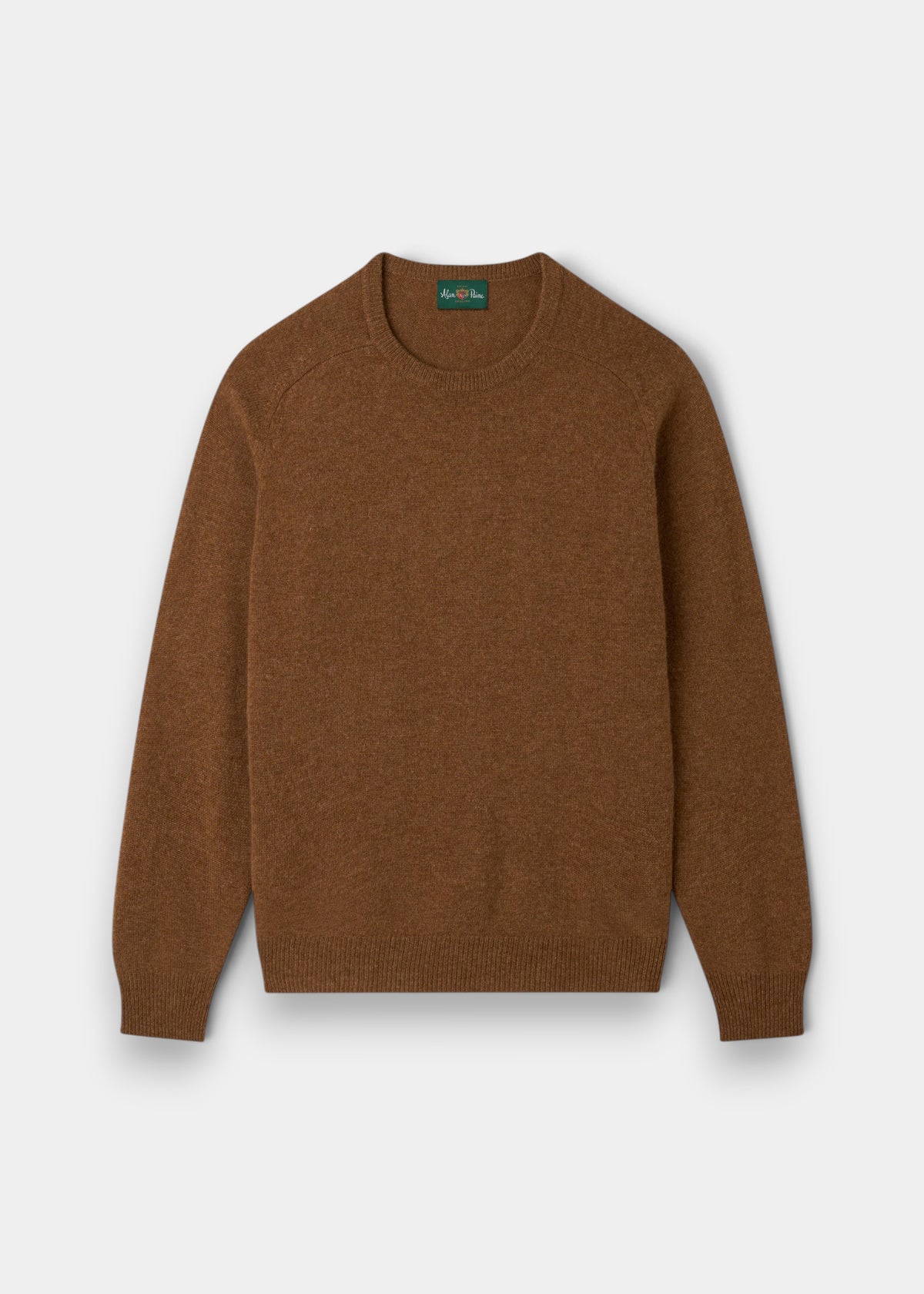 Men's Lambswool Crew Neck Jumper in Driftwood