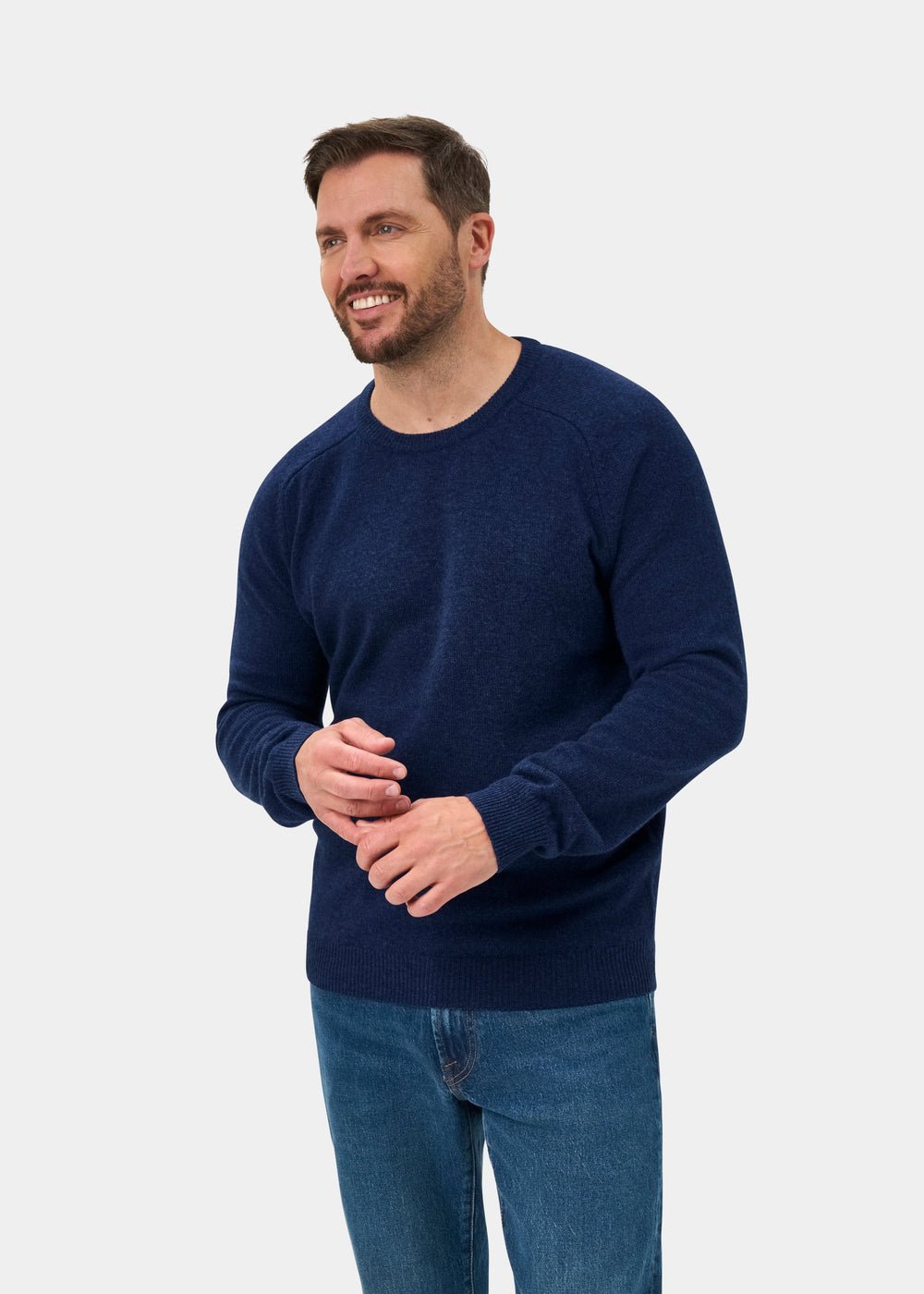 Lenzie Lambswool Crew Neck Jumper In Rhapsody - Regular Fit