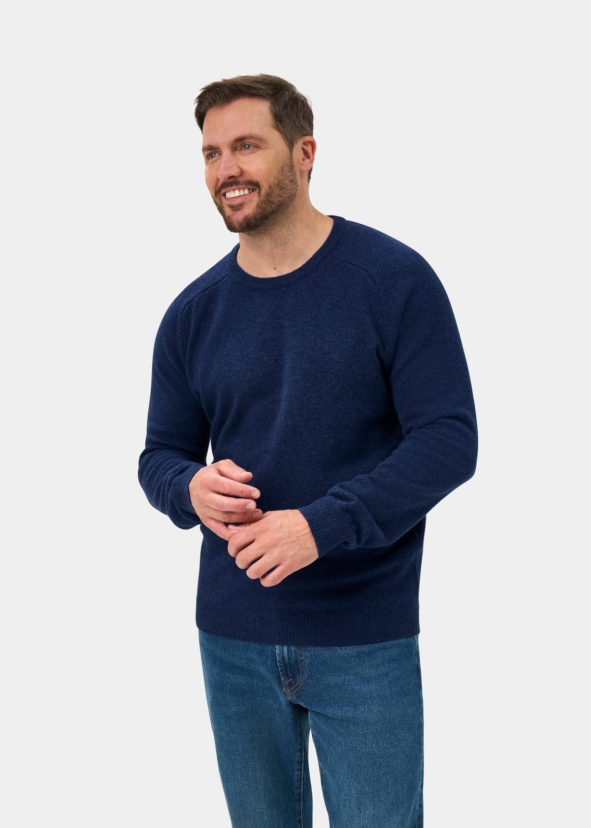 Lenzie Lambswool Crew Neck Jumper In Rhapsody - Regular Fit