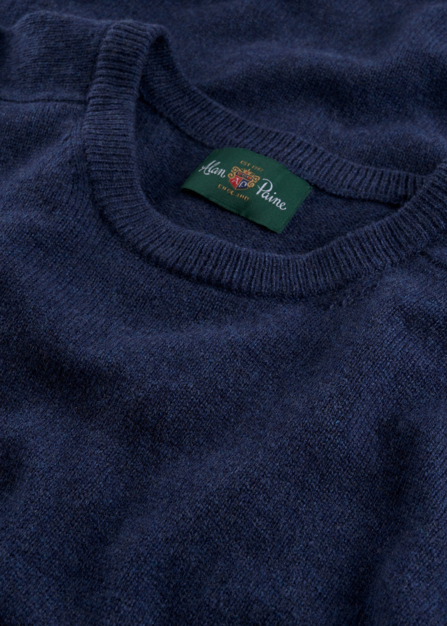 Men's Lambswool Crew Neck Jumper in Rhapsody