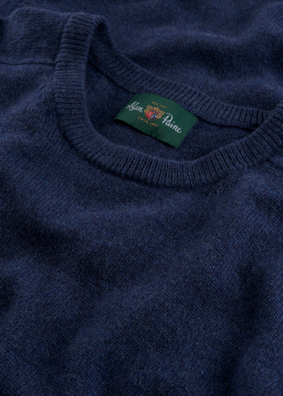 Men's Lambswool Crew Neck Jumper in Rhapsody