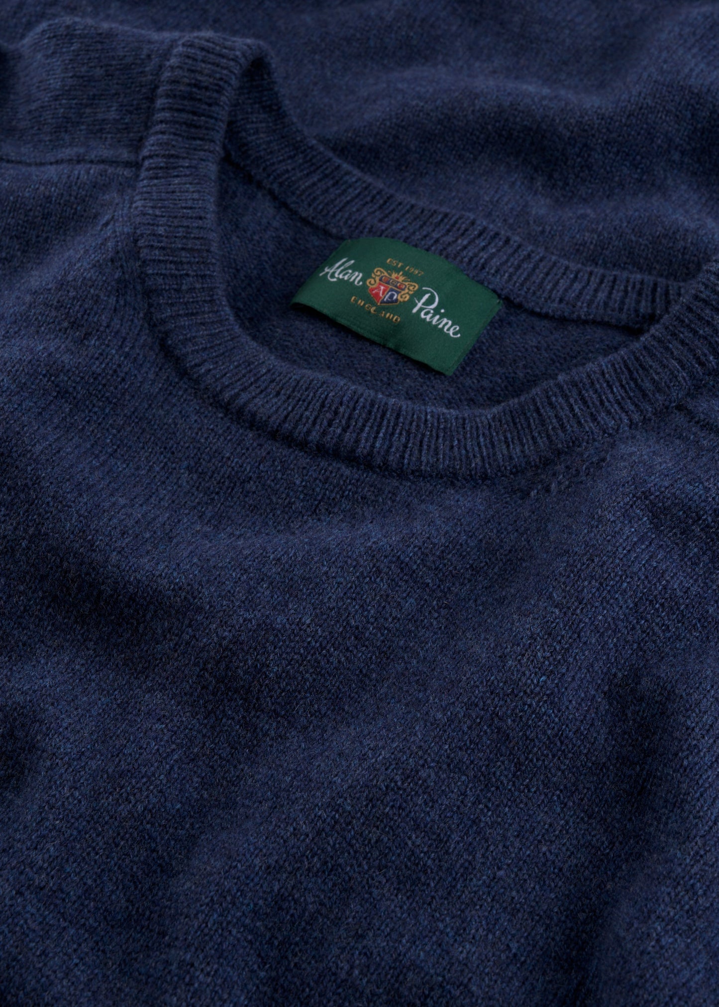 Men's Lambswool Crew Neck Jumper in Rhapsody