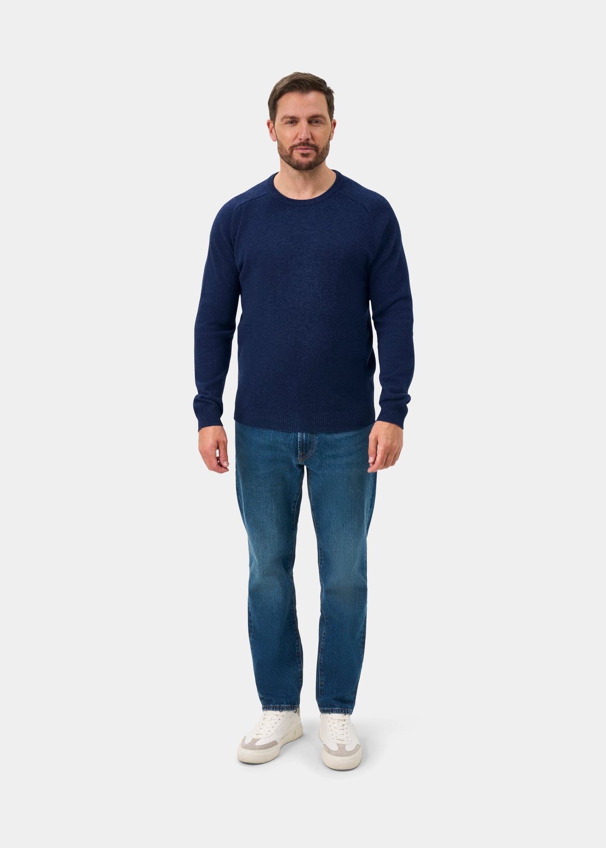 Lenzie Lambswool Crew Neck Jumper In Rhapsody - Regular Fit
