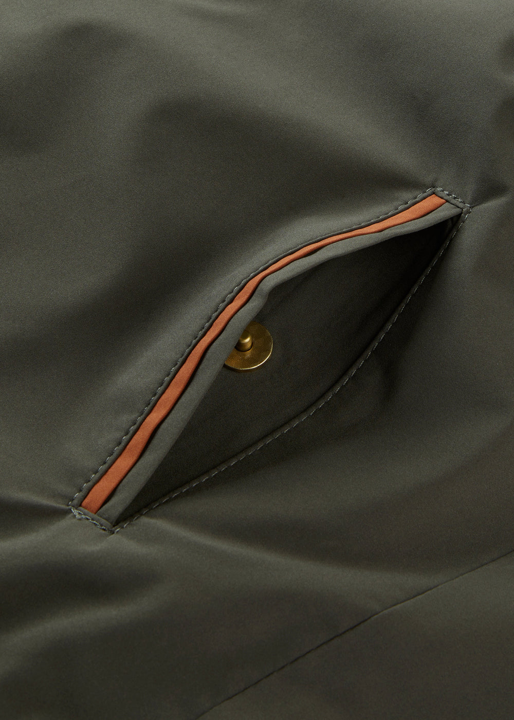 Men's Polyester Reversible Gilet in Green and Orange