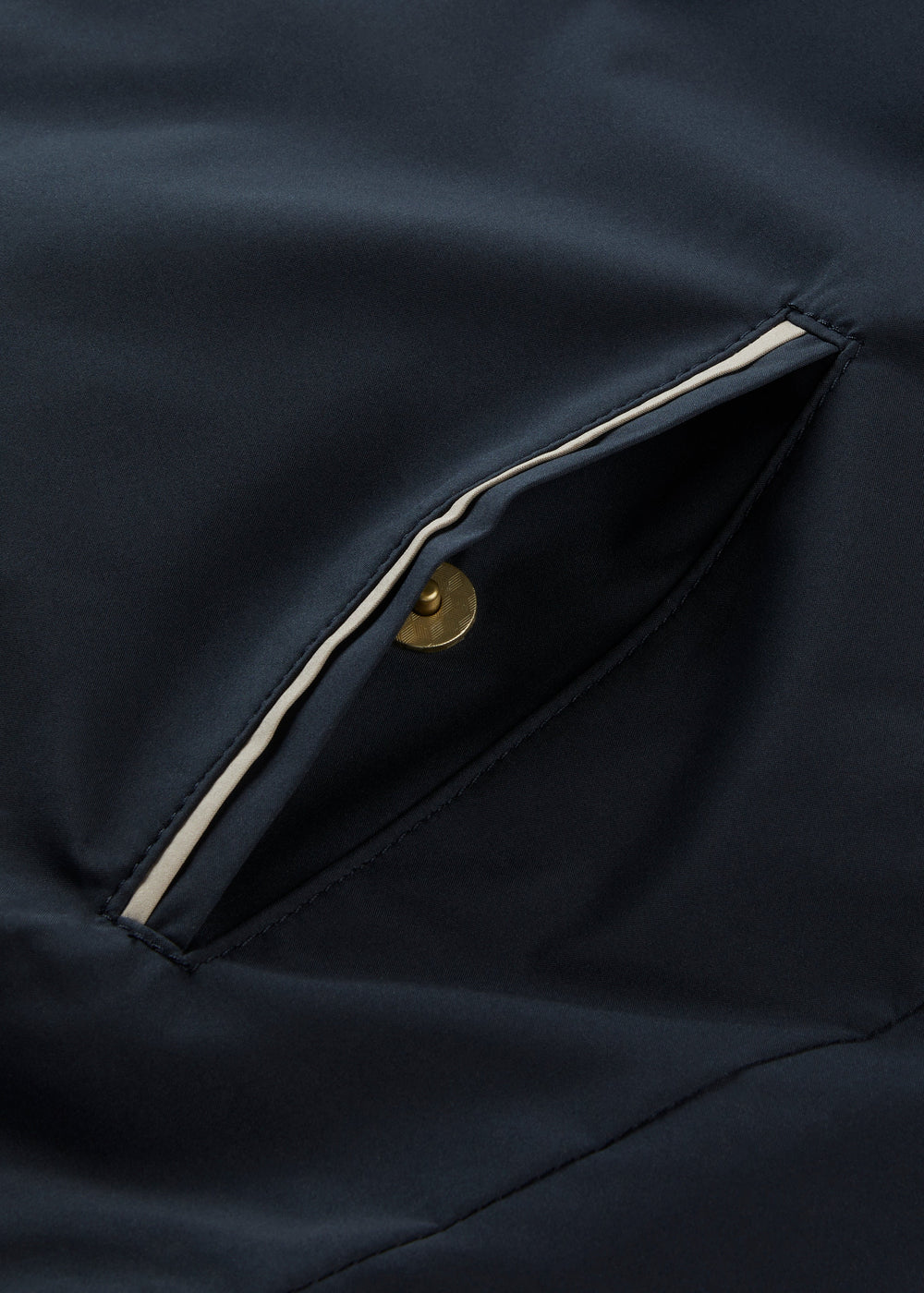 Men's Polyester Reversible Gilet in Navy and Beige