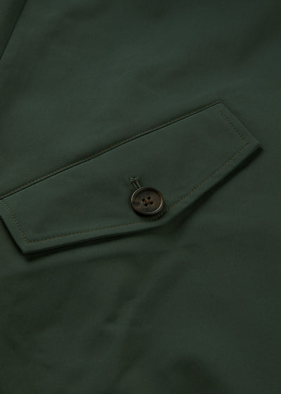 Men's Polyester Reversible Bomber Jacket in Green & Navy